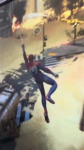 Spider-Man 2 PS5 Smooth Web Swinging 🕷️ | Amazing Swing #shorts