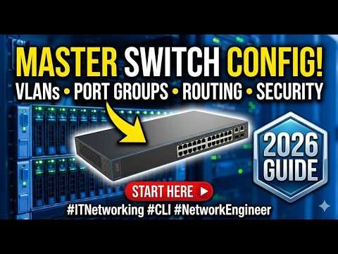 Step by Step Setting up Access Ports, VLANs, and Static Routes