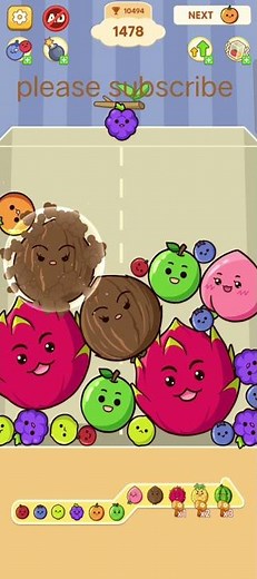 Watermelon drop: Fruit Merge game