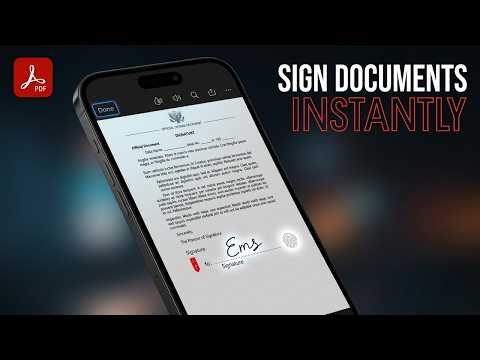 How To Digital Signature in PDF With Mobile (Quick and Easy)