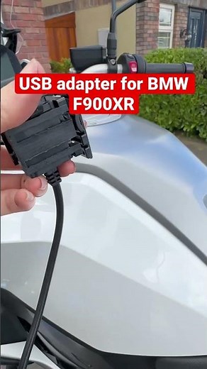 USB adapter for BMW F900XR #bmwf900xr What’s the best cable routing?