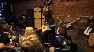 When I'm on tour, every day before the show I have masterclasses like the one below where I'm able to sit down with other guitar players and help them work on becoming stronger musicians! Here is a short excerpt on increasing your picking speed. | Michael Angelo Batio