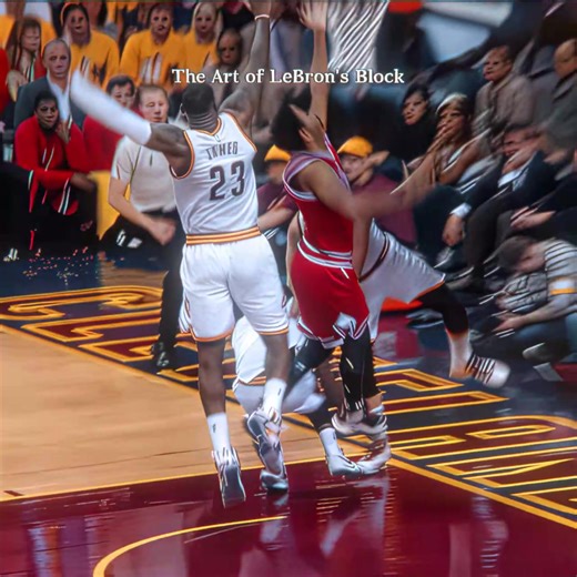 LeBron James' Epic Block Mastery in NBA