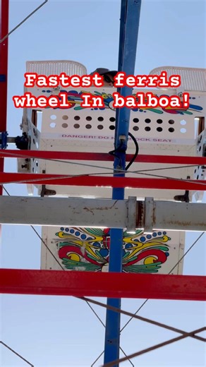 Fastest Ferris wheel in balboa! #viral #ferris