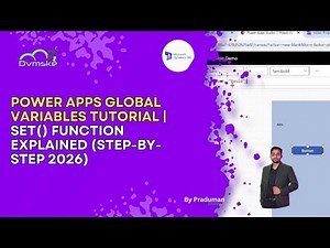 Power Apps Global Variables Tutorial | Set() Function Explained (Step-by-Step 2026)