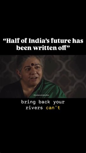 Danielle Catherine on Instagram: "3/8 clips from this interview ❤️ Vandana Shiva is an Indian physicist, author, and ecofeminist. She has spent her life protecting seeds, farmers, and biodiversity, showing how the exploitation of women and the Earth are rooted in the same logic. Her wisdom invites us to remember that care, interconnection, and regeneration are the foundation of life. love, Danielle @womenscircleonline 🎥 wocomoculture @vandanashiva1 @vandanashivamovie #womenscircle #herst