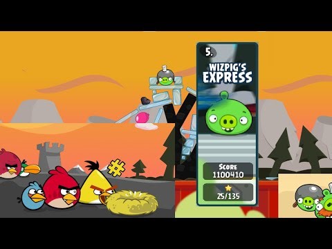 Angry birds Power Trouble 1.3.0 By Keymil Gameplay - Wizpig's Express