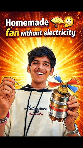 Desi Jugaad Fan 😱 | Without Electricity Amazing : #ViralShorts #shorts