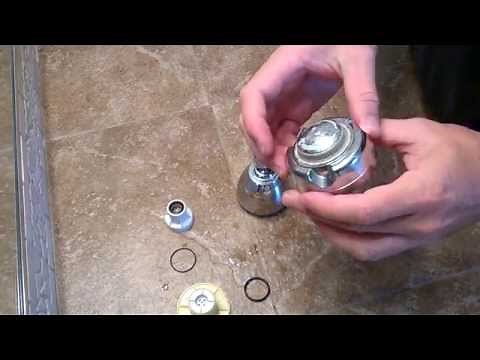 How to clean a showerhead