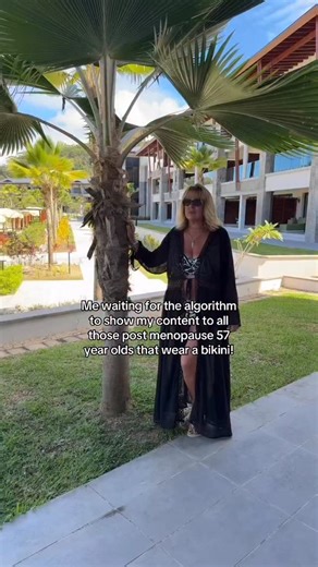 Own it ladies! #over50 #bikini #holiday #menopause #postmenopause #ownit | Therese Ryan Fun