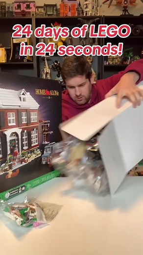 Building the LEGO Home Alone house this Christmas season as an advent calendar was such a blast! I HIGHLY recomend building it this way if you’ve got it on your Lego wish list! … #lego #legotimelapse #legobuild #legohomealone #legoadventcalendar