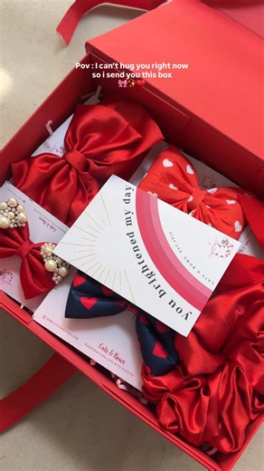 Cats&Bows HANDMADE HAIR BOW | Hair accessories | Bows | Packed with care, just for you ♥️ Thoughtfully filled, tied with love - ready for gifting or keeping 😋🥰 [gifting , gift boxes , gifts for... | Instagram