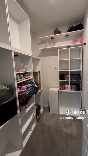 Replying to @Jay part two | what do I do 😭 cut the shelves ? #closettransformation #closetorganization #fypシ #closetmakeover #dreamcloset #organization #bobthebuilder #singlewoman #diyqueen