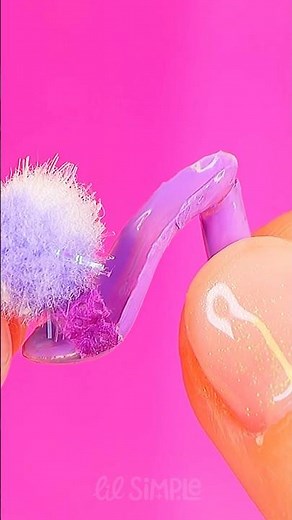 Barbie shoes #barbie #mini #diy #omg #doll