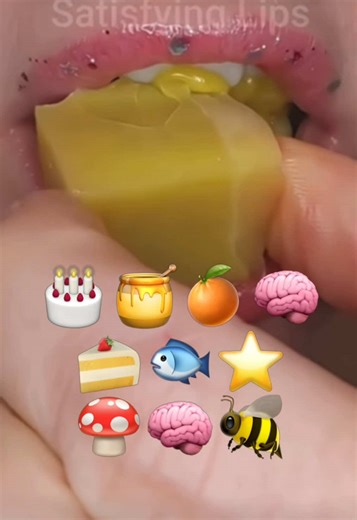 Satisfying Mukbang ASMR Emoji Challenge