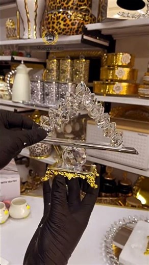 Luxury Tissue Box Holder ✨ | Altın Lüks Peçete Kutusu#fashion #foodstorage #homedecor