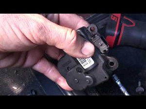 Chevy Impala only blows cold air on driver side, blend door actuator location and fix