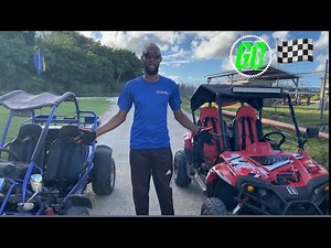 Side by Side Trailmaster 300x UTV vs 300cc Buggy (Race) Part 2 speed challenge ‼️💨