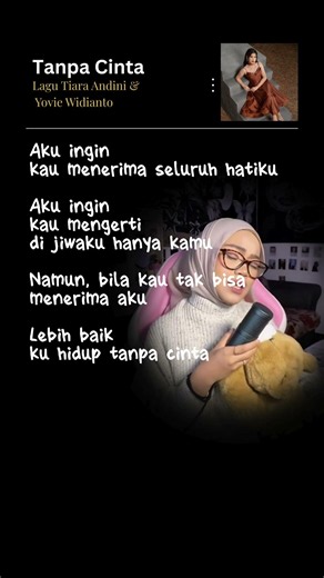 Lirik Lagu | Tanpa Cinta - Tiara Andini dan Yovie Widianto #liriklagu #trendingshorts
