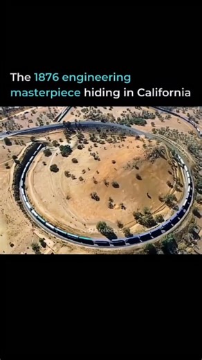 Mac Salt Tech& AI on Instagram: "Most people drive past it without knowing what they’re missing. The Tehachapi Loop is a railway spiral that makes trains pass over themselves to climb mountains. Built in 1876, it’s a 0.73-mile curve that gains 77 feet in elevation while keeping the grade manageable. Long freight trains literally cross over their own tracks. The engine passes above the rear cars of the same train. Nearly 40 trains use this loop every single day. A 150-year-old solution that still