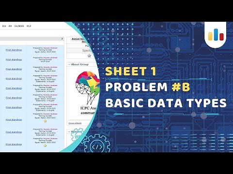 ICPC assiut sheet | Sheet 1 - Problem B | Problem Solving