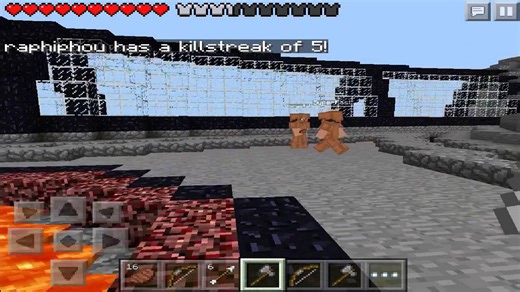 Minecraft PE - server review/gameplay - Battles Lifeboat