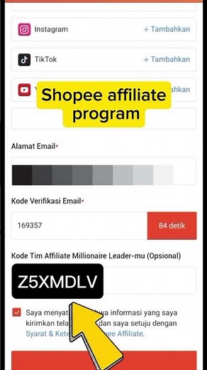 Shopee affiliate program