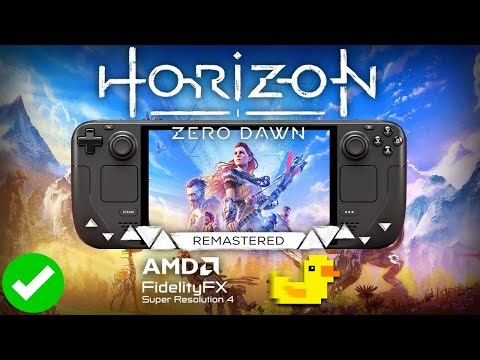 Horizon Zero Dawn Remastered FSR4 Steam Deck Performance: FSR 4.0.2 + Lossless Scaling