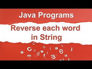 Reverse each word in String Individually | Automation Testing | Malkari Santhosh Java Tutorial