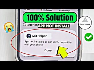 app not installed as app isn't compatible with your phone problem fixed