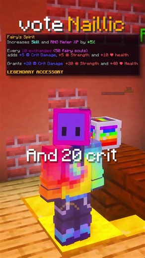 VOTE FOR NAILLIC IN THE 7TH ELECTION #hypixelskyblock #skyblock #minecraft #hypixel #gaming