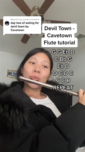 Devil Town Flute Tutorial with Cavetown: Learn Flute Notes and Sheet Music