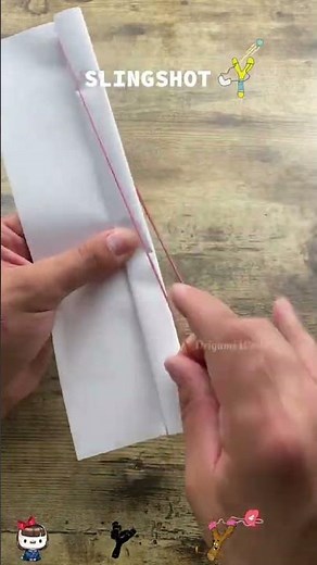 Very easy slingshot from a paper 📄 #origami #fypシ゚viral
