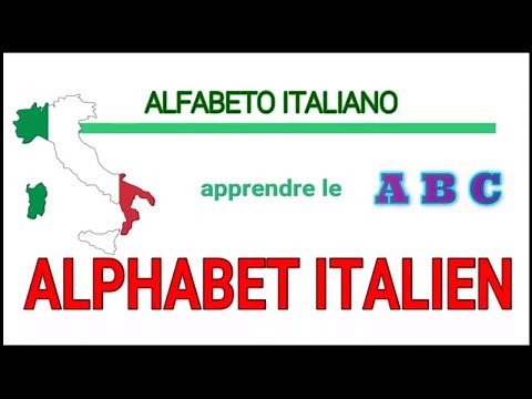 learn the ITALIAN ALPHABET (Italian pronunciation)alfabeto italiano
