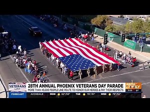 Phoenix celebrates 28th annual Veterans Day parade