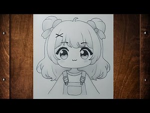 How to draw cute anime girl step by step || How to draw anime characters || Easy drawing tutorial