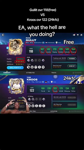 Logic EA: Comparing Gullit and Kroos Ratings in FIFA Mobile