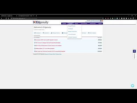 Edgenuity: how to add a course and assign a teacher