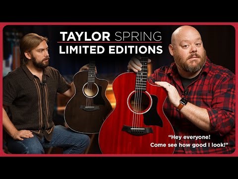 Colorful Spring Limited Editions from Taylor Guitars