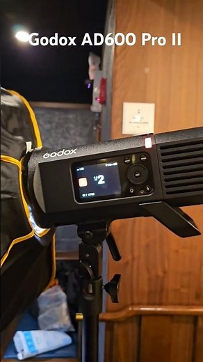 Godox AD600 Pro II in real world shoot. Very powerful build in led light. #godoxlighting #godox