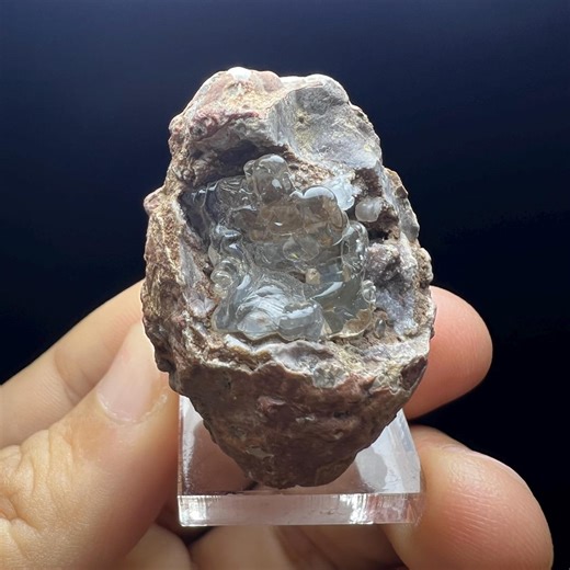 Hyalite Opal Geode From Mexico - Etsy