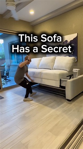 This Sofa Bed Has a Secret | Real Mattress Inside