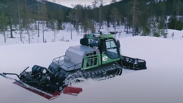Heavy Machinery Ensuring Smooth and Safe Snow Trails