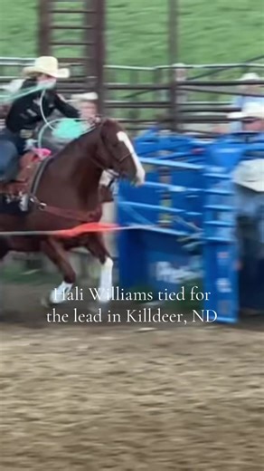 Hali Williams Leads at Killdeer Mountain Roundup