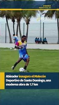 Abinader inaugura el Malecón Deportivo de Santo Domingo: nueva obra de 1.7 km