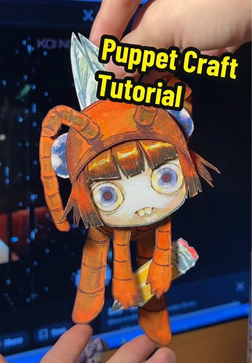 Puppet Craft Tutorial: Create Your Own Paper Puppet