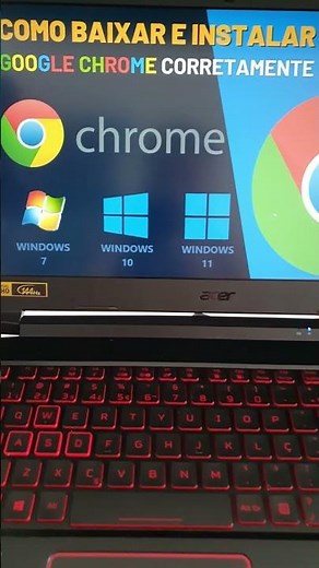 Quer aprender a baixar, instalar e configurar o Google Chrome corretamente em 2022 #shorts