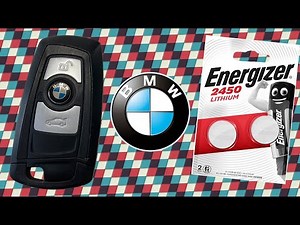 BMW Key Battery Replacement (F Models - Keyless Go)
