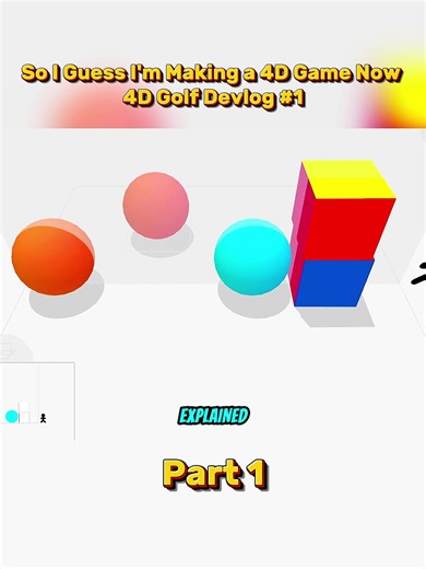 Exploring 4D Game Development: Golf Devlog #1