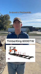 The 6000TW is basically the Frankenstein of sawmills - we took the best parts of our 1220 and 1220TW and built something for operators who need to handle massive logs. 60-inch cut throat. Ground-mounted. Built for giant slabs off giant logs. Hydraulic feed and blade up/down give you the control you need, but the rest? Simple, straightforward, solid-welded construction. No bolt-together nonsense. This is what happens when you design a mill for serious work instead of flashy features. Heavy-built,